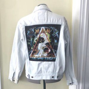 Unisex Vintage Def Leppard Jean Jacket